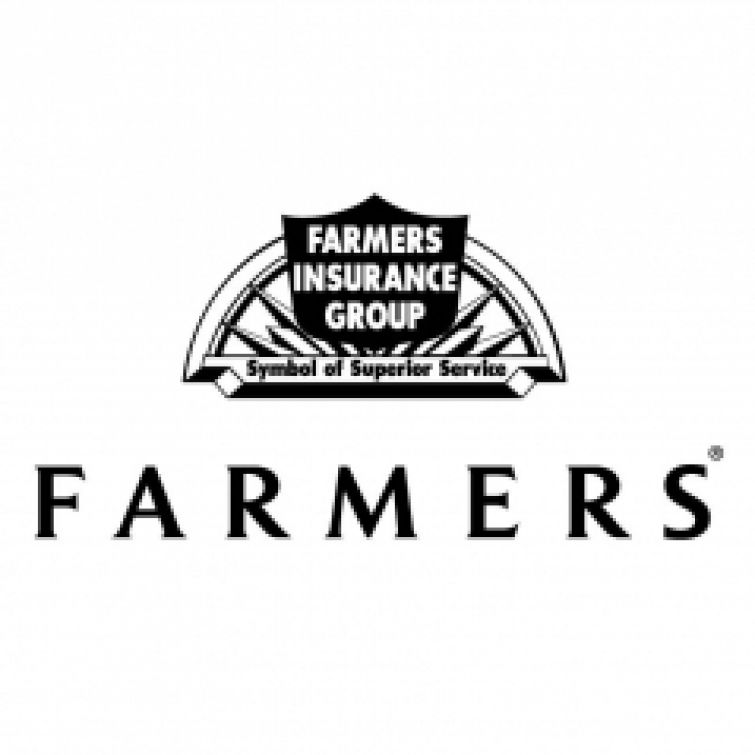 LASER ETCHED FARMER'S INSURANCE LOGO.